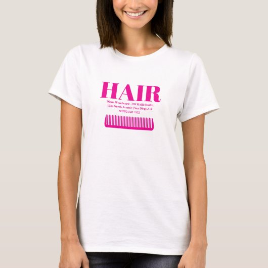 Roze Kappers T-shirt (Voorkant)