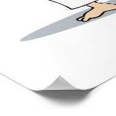 Roze Karate Poster (Hoek)