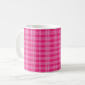Roze Karo Mokkel Koffiemok (Voorkant links)