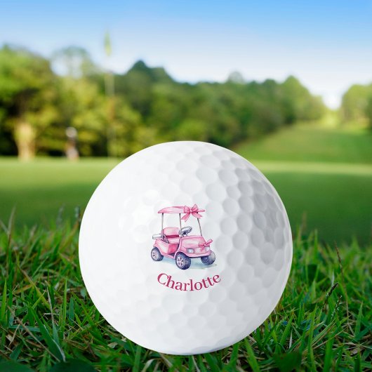 Roze karretjesnaam  golfballen