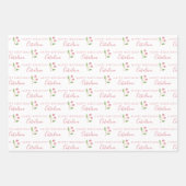 Roze kartonnen papierbladen voor het verpakken van inpakpapier vel (Voorkant 3)