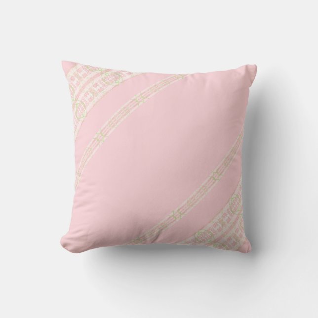 Roze kasjmier kussen (Voorkant)