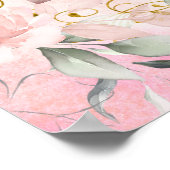 Roze Kasteel Prinses Eerste jaar Photo Collage Pos Poster (Hoek)