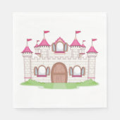 Roze Kasteel Servet (Voorkant)