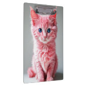 Roze Kat Fotoportret Klembord (Rechts)