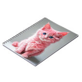 Roze Kat Fotoportret Notitieboek (Linkerzijde)
