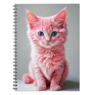 Roze Kat Fotoportret Notitieboek