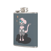 Roze Kat Heupfles (Links)