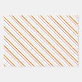 Roze Kat Kerstlicht Inpakpapier Vel (Voorkant 3)