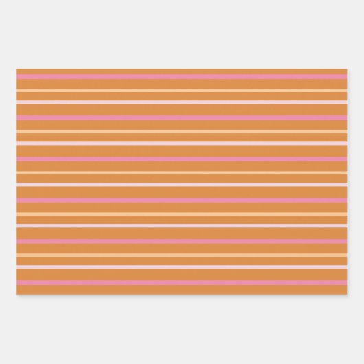 Roze Kat Kerstlicht Vakantie Inpakpapier Vel (Voorkant 3)