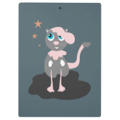 Roze Kat Klembord (Achterkant)