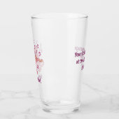 Roze kat met Violin Glass Glas (Links)