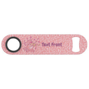 Roze kat met Violin Speed flesopening Flessenopener