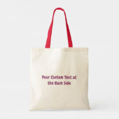 Roze kat met viool boodschappentas tote bag (Achterkant)
