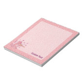 Roze kat met viool notitieblok (Linkerzijde)