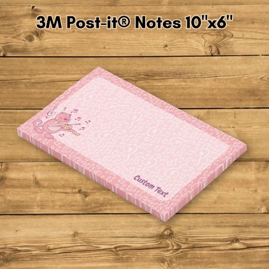 Roze kat met viool Post-it-notities Post-it® Notes