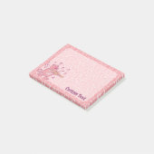 Roze kat met viool Post-it-notities Post-it® Notes (Schuin)