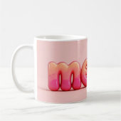 Roze Kat Miauw Mok. Koffiemok (Links)