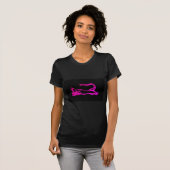 Roze Kat Moves T-shirt (Voorkant volledig)