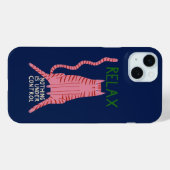 Roze Kat Ontspannen Niets Is Onder Controle  Case-Mate iPhone Case (Achterkant (horizontaal))