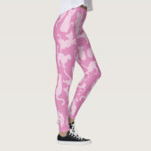 Roze kat patroon leggings (Rechts)