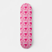 Roze kat persoonlijk skateboard (Voorkant)