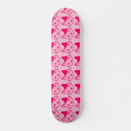 Roze kat persoonlijk skateboard