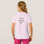 Roze kat t-shirt (Achterkant volledig)
