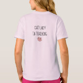 Roze kat t-shirt (Achterkant)