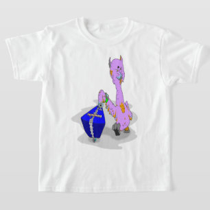 Roze Kat Tripping T-shirt