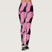 ROZE KAT YOGABROEK LEGGINGS (Achterkant)