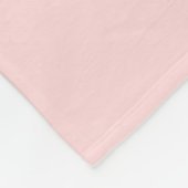 Roze Katje Fleece Deken (Hoek)