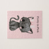 Roze Katje Legpuzzel (Horizontaal)