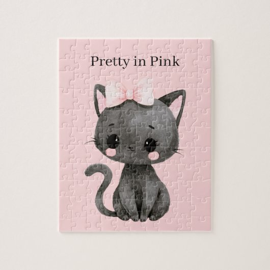 Roze Katje Legpuzzel (Verticaal)