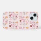 Roze Katjes Gemakzucht iPhone 15 Case (Achterkant horizontaal)