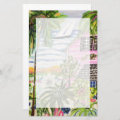 Roze katoen van de bay I Briefpapier (Voorkant / Achterkant)