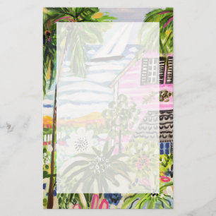 Roze katoen van de bay I Briefpapier