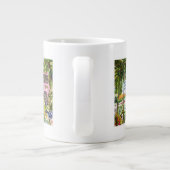 Roze katoen van de bay I Grote Koffiekop (Achterkant)