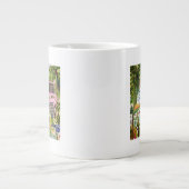 Roze katoen van de bay I Grote Koffiekop (Voorkant)