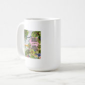 Roze katoen van de bay I Koffiemok (Voorkant links)