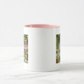 Roze katoen van de bay I Mok (Midden)