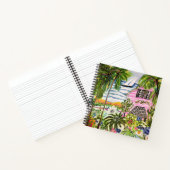 Roze katoen van de bay I Notitieboek (Binnen)