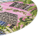 Roze katoen van de bay I Snijplank (Hoek)