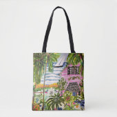 Roze katoen van de bay I Tote Bag (Voorkant)