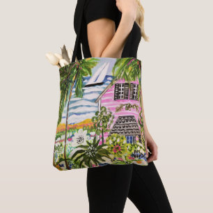 Roze katoen van de bay I Tote Bag