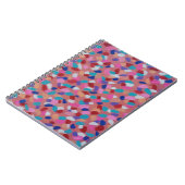 Roze katoenen Snoep Notitieboek (Linkerzijde)