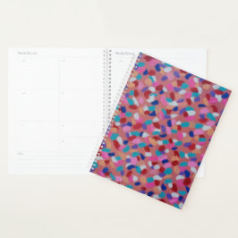 Roze katoenen Snoep Planner