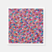 Roze katoenen Snoep Servet (Voorkant)