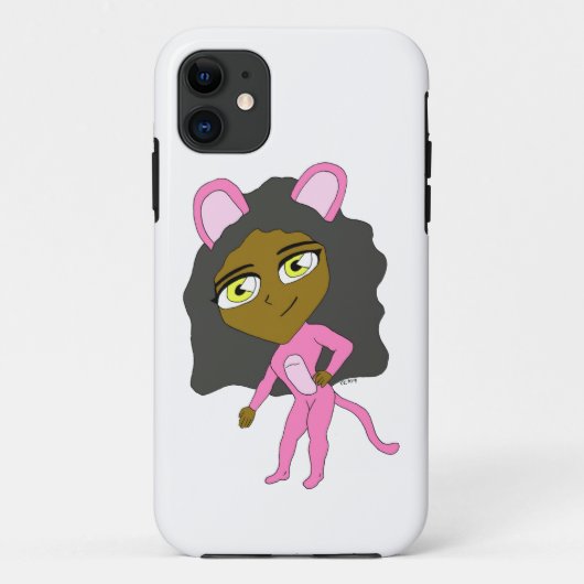 roze katster Case-Mate iPhone case (Achterkant)