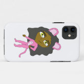 roze katster Case-Mate iPhone case (Achterkant (horizontaal))